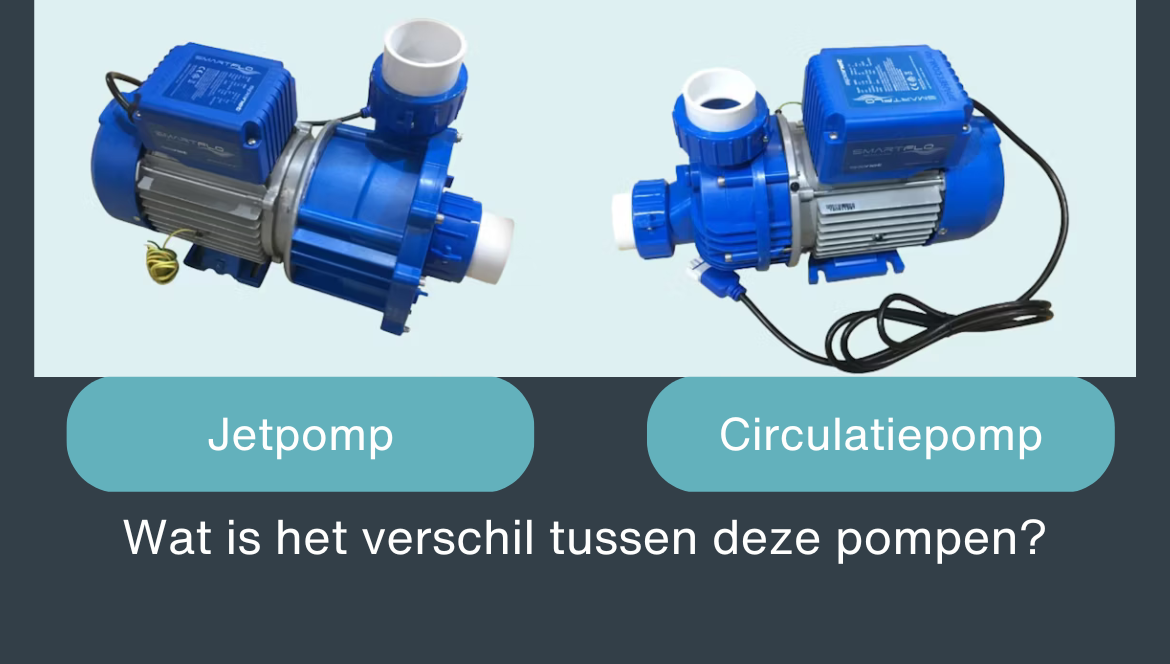 Wat is het verschil tussen jetpompen en circulatiepompen in spabaden?